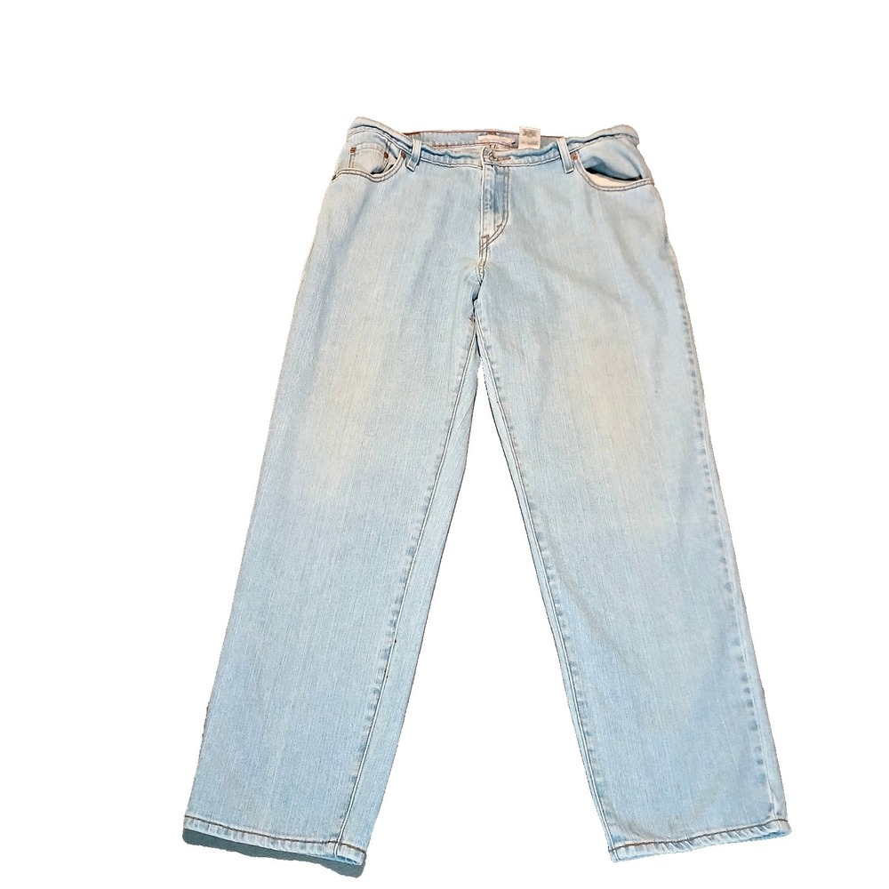 Vintage Levi's 550Jeans Relaxed Fit Tapered Leg Blue Women's Size 16 M 34x31 EUC